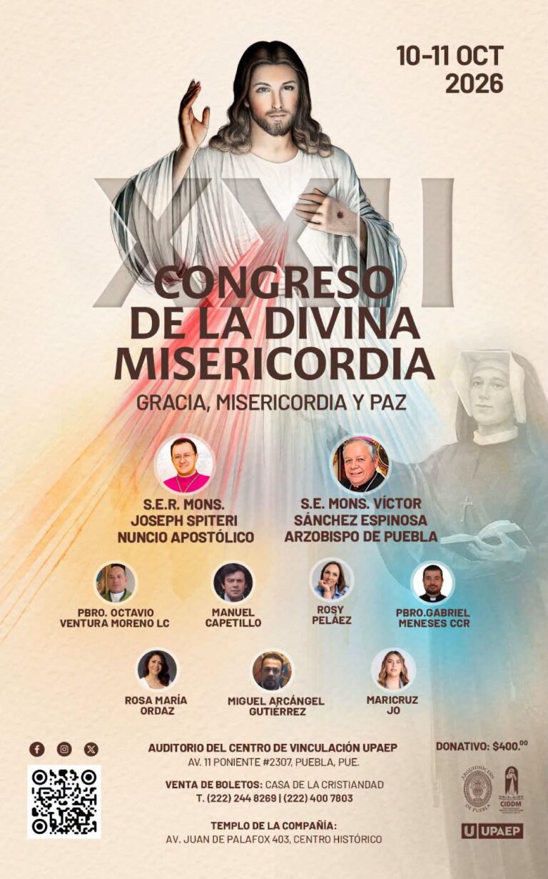 Cartel oficial XXII Congreso de la Divina Misericordia
